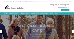 Desktop Screenshot of kenmartinaudiology.com